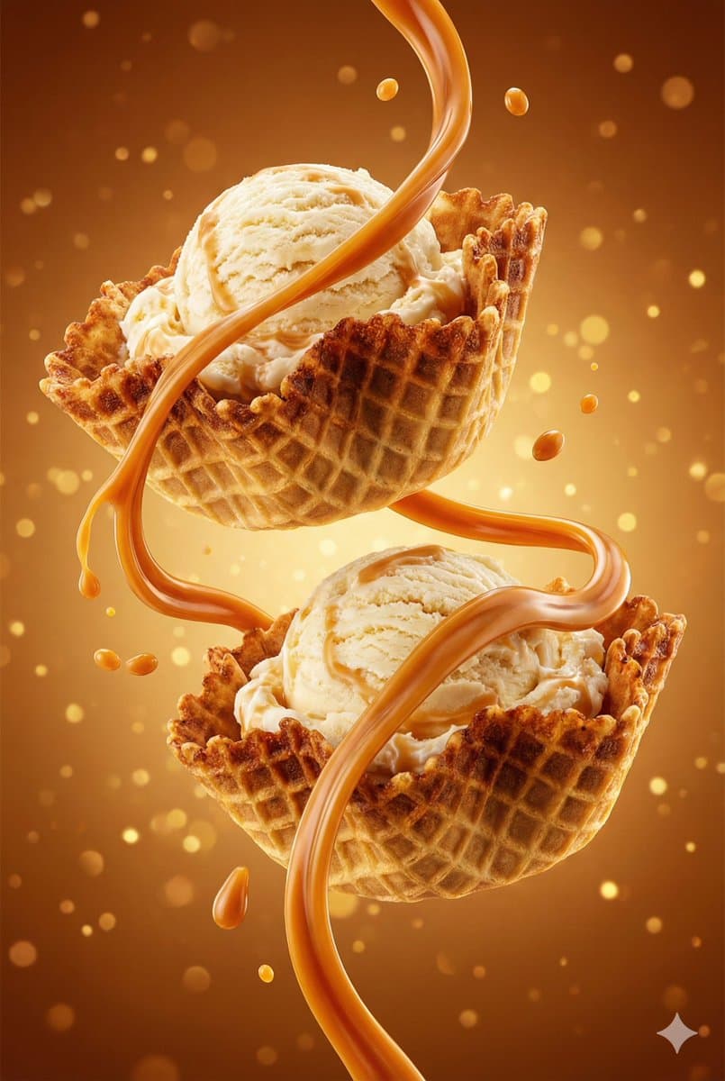 Commercial Food Photography Modules (Waffles, Biscuits, Ice Cream Bar)