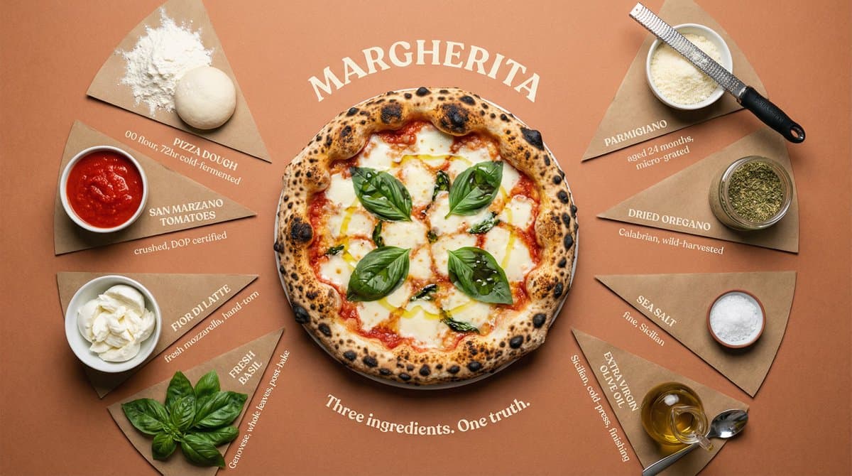 Luxury Cookbook Ingredient Flat Lay Infographic