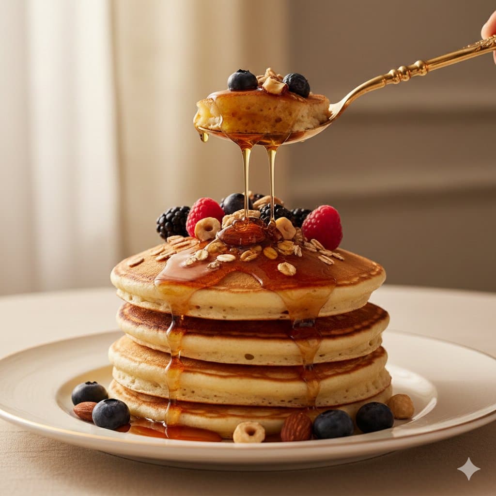 Ultra-Luxury Pancake Commercial Scene
