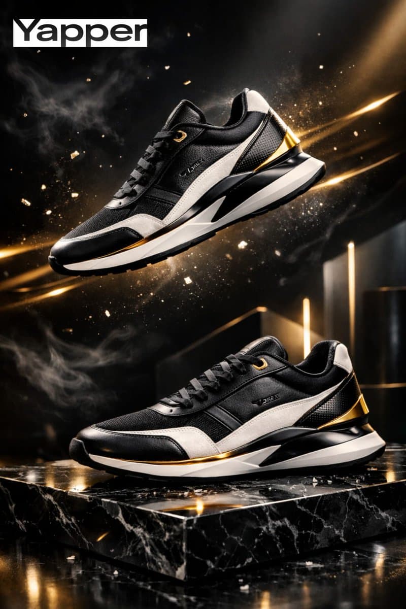 Luxury Sneaker Advertisement Photography