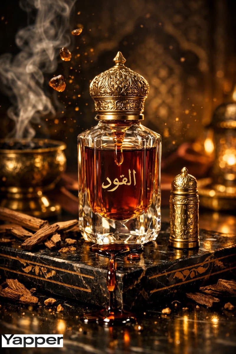 Ultra-Premium Arabian Luxury Perfume Product Photography
