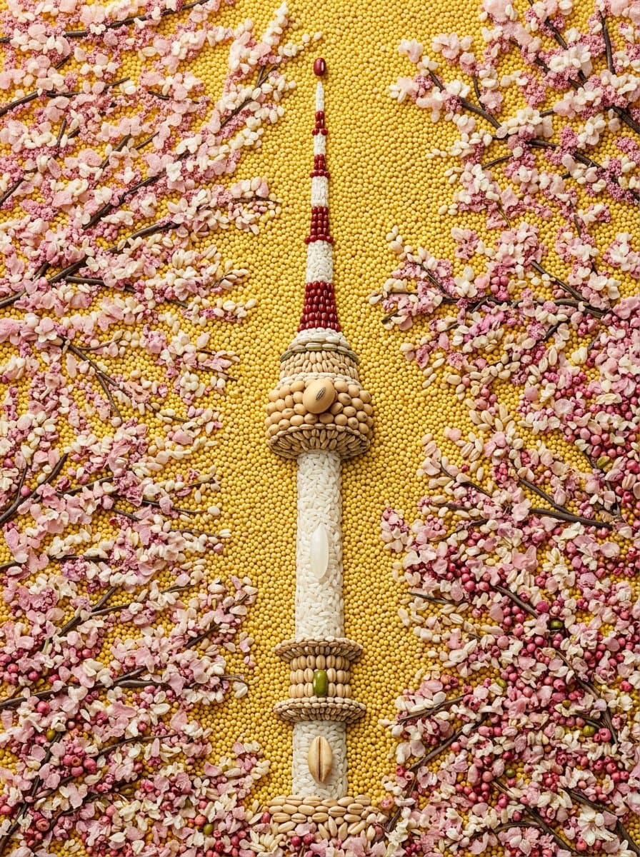 Maximalist Grain Art Prompt for Nano Banana 2