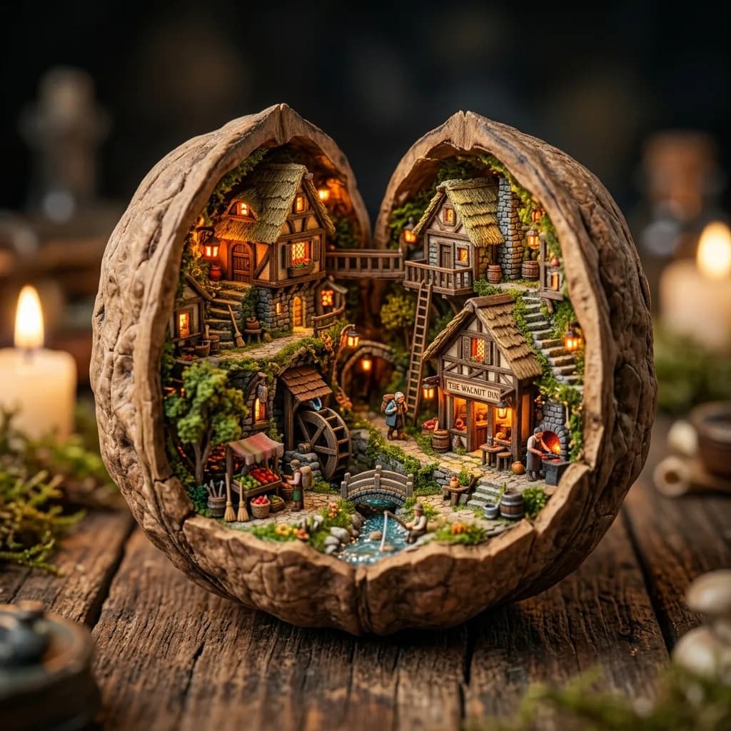 Tiny World in Object Macro Photography