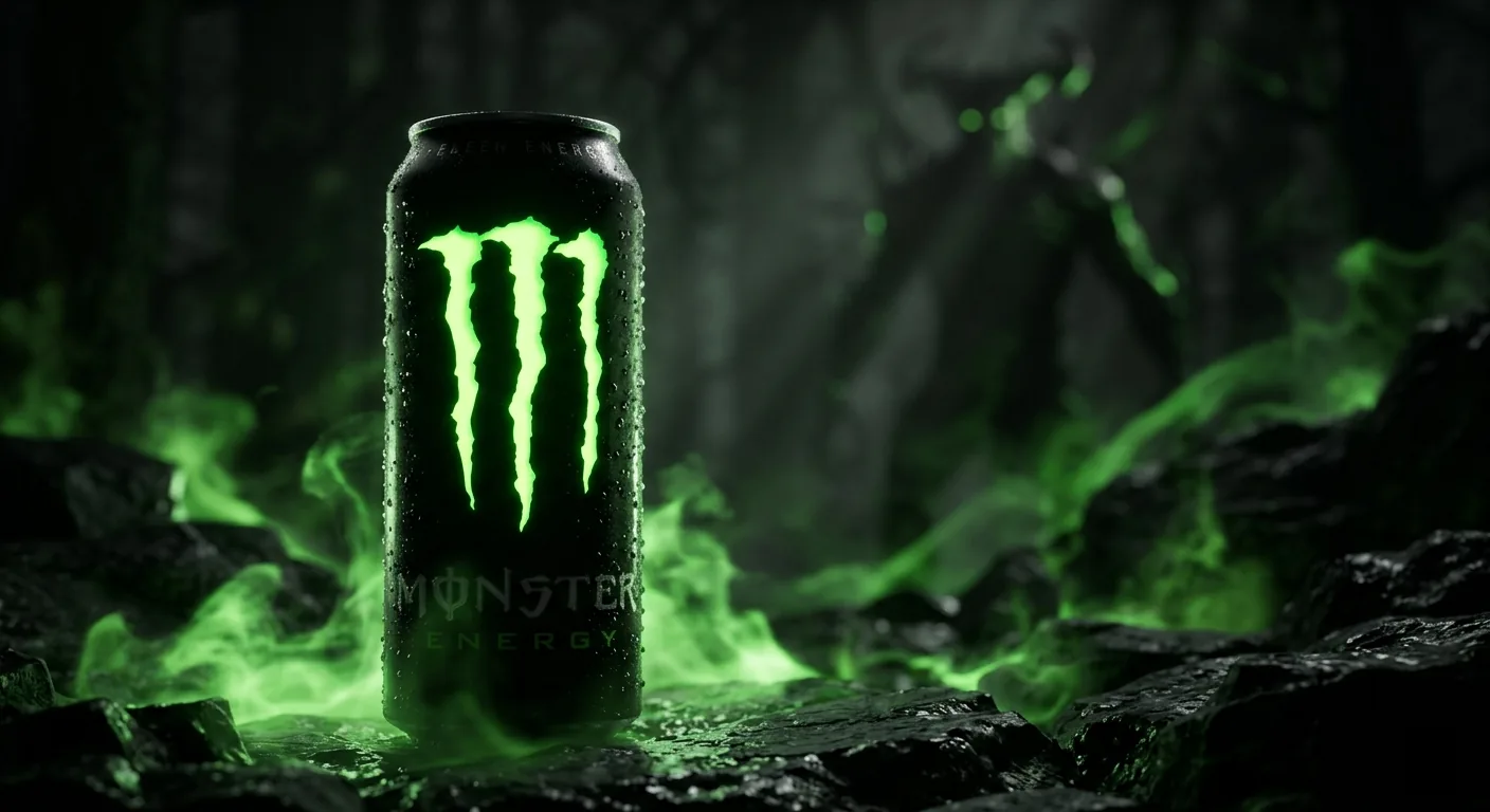 Dark Fantasy Product Shot of Monster Energy Drink